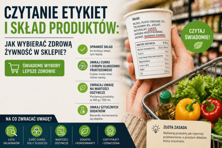 Czytanie etykiet i skład produktów